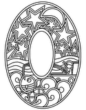 Download, print, color-in, colour-in lowercase o